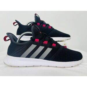 Adidas Womens‎ Cloudfoam Pure 2.0 H00944 Black Pink Running Shoes Sneakers US 10